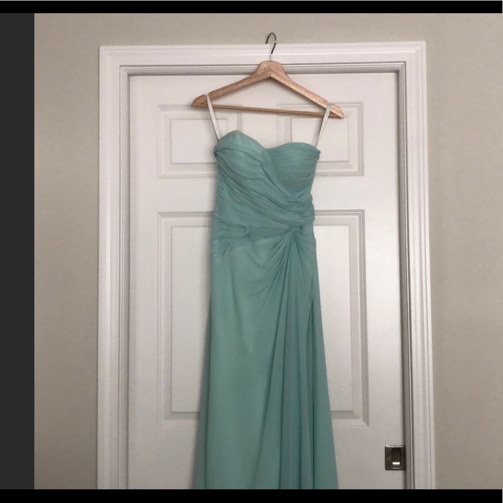 MINT Color- Bridesmaid dress- Bill Levkoff